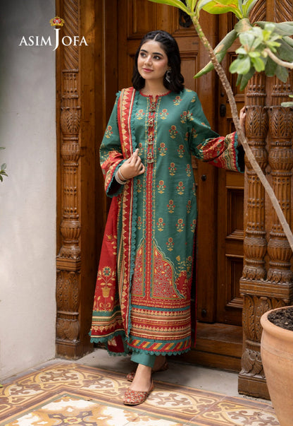 Asim Jofa Premium 3 Piece Unstitched Lawn Collection