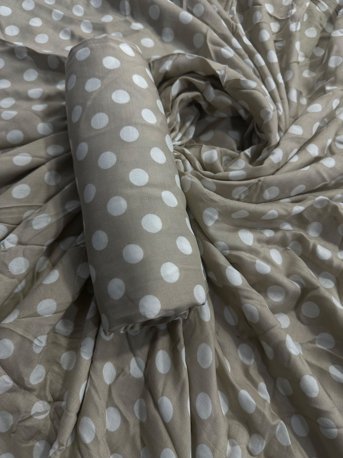 Digital Printed Coffee Linen Allover 2Pcs