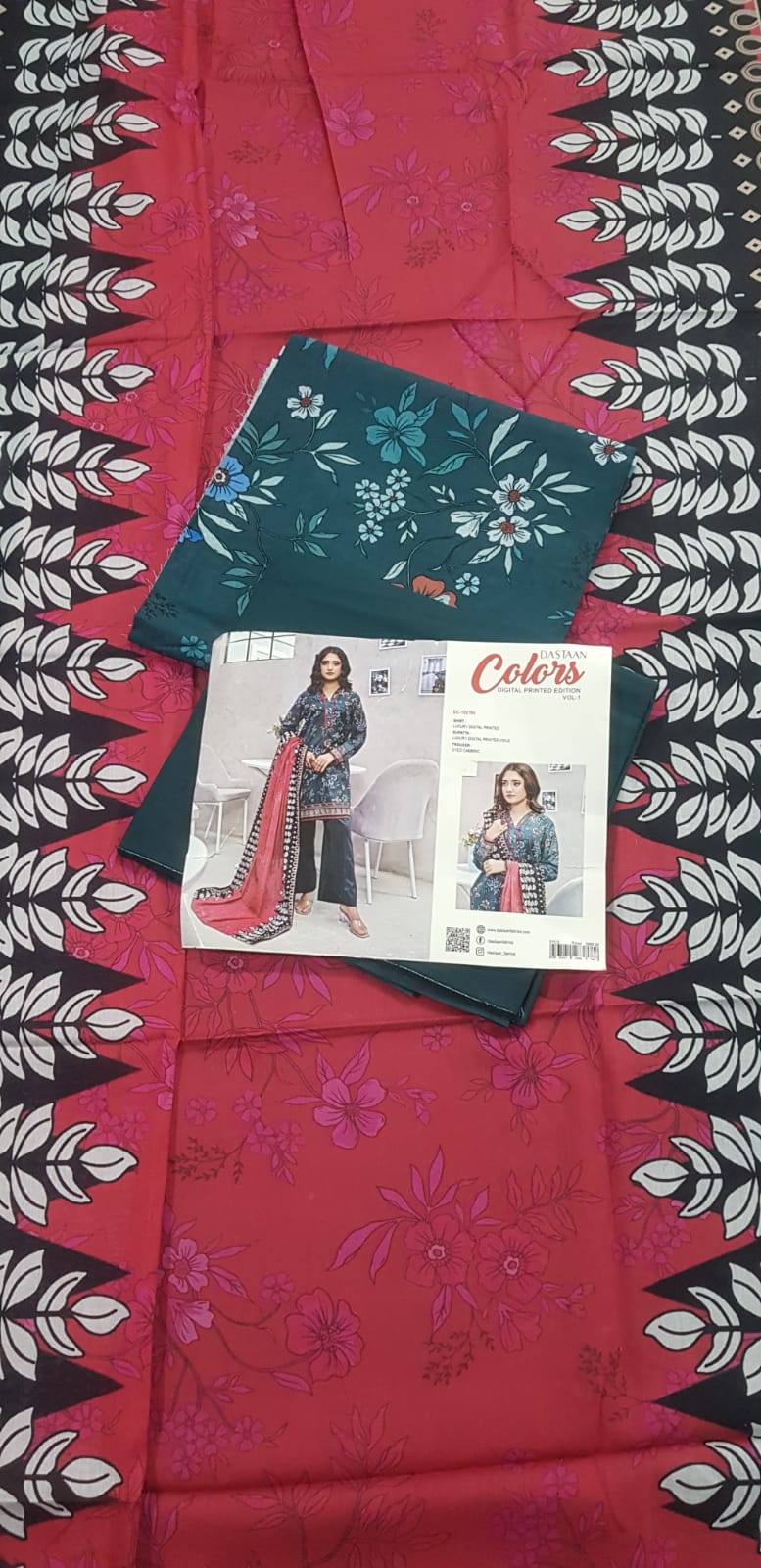 Colors VOL 01 by DASTAAN Lawn Unstitched Lawn 100% Original Lawn 3 Pieces ❤️🔥