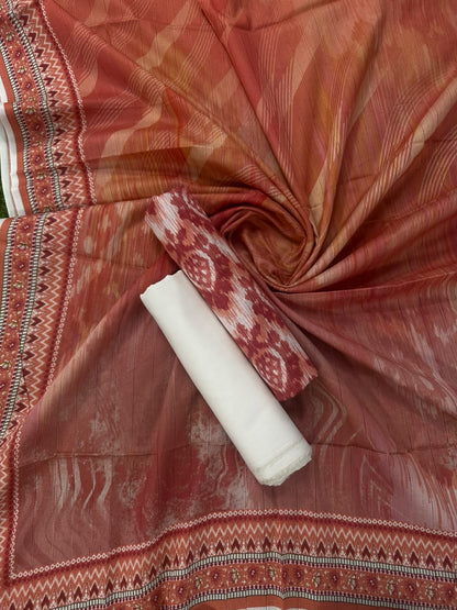 Sahara Maroon Printed 3Pcs