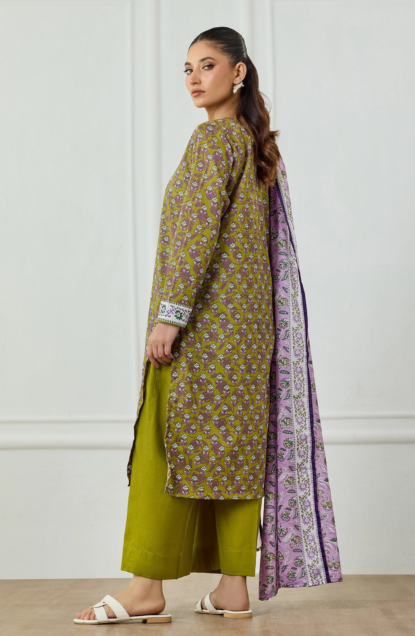 ✨ORIENT 100% ORIGINAL Unstitched Lawn 3 Piece✨ Design #OTL-25-507
