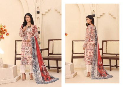 Inaaya Ali Lawn 3 Piece Collection 2026 By Arham Textile