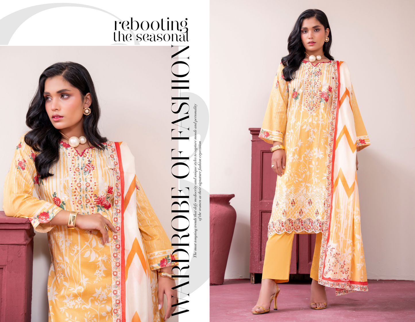 Amaira Pinky Luxury Embroidered Lawn 3 Piece Unstitched Collectionn