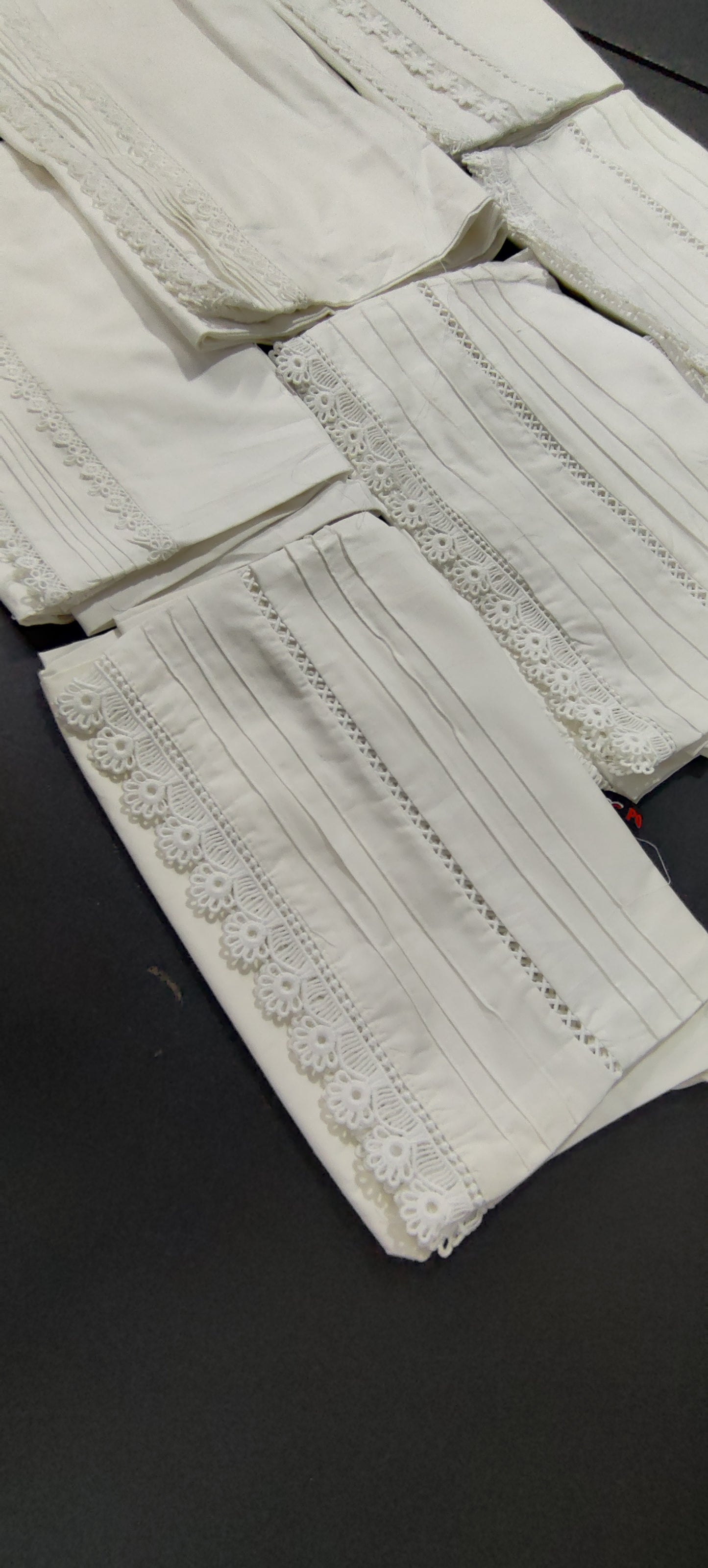 Cotton Stitched Plazo In Black 🖤 & White 🤍