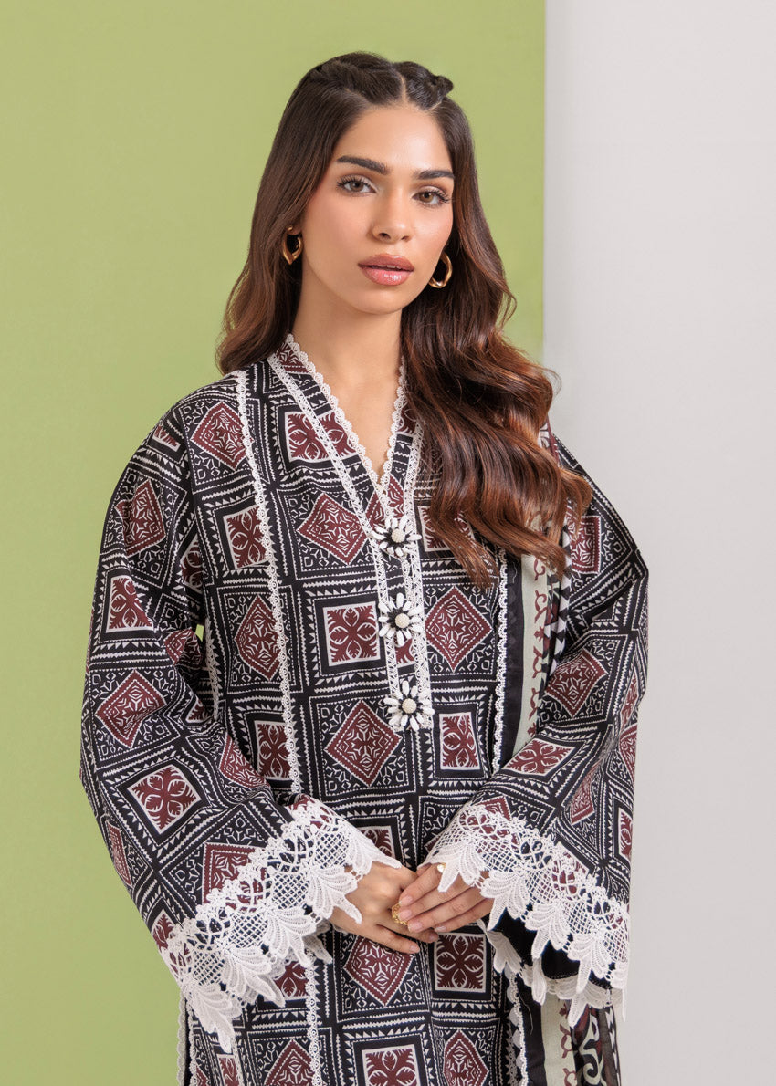 Bonanza Satrangi Unstitched Lawn - 3 Pc (WU3PPBS25LIUN17)