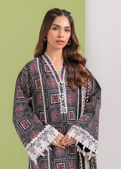Bonanza Satrangi Unstitched Lawn - 3 Pc (WU3PPBS25LIUN17)