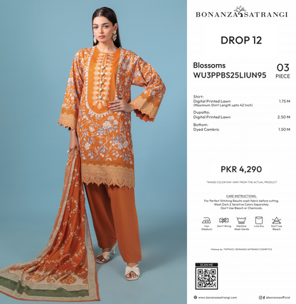Bonanza Satrangi 100% Original in Wholesale Prices 🤫❤️ Pure Unstitched 3PCs 🔥🤝🥳