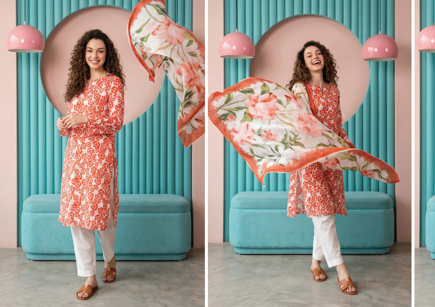 SALINA D-09 DIGITAL PRINTED LAWN  3PCS