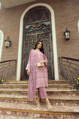 Lakhany T-Pink Eid Collection Unstitched ChikanKari 3 Piece 🔥