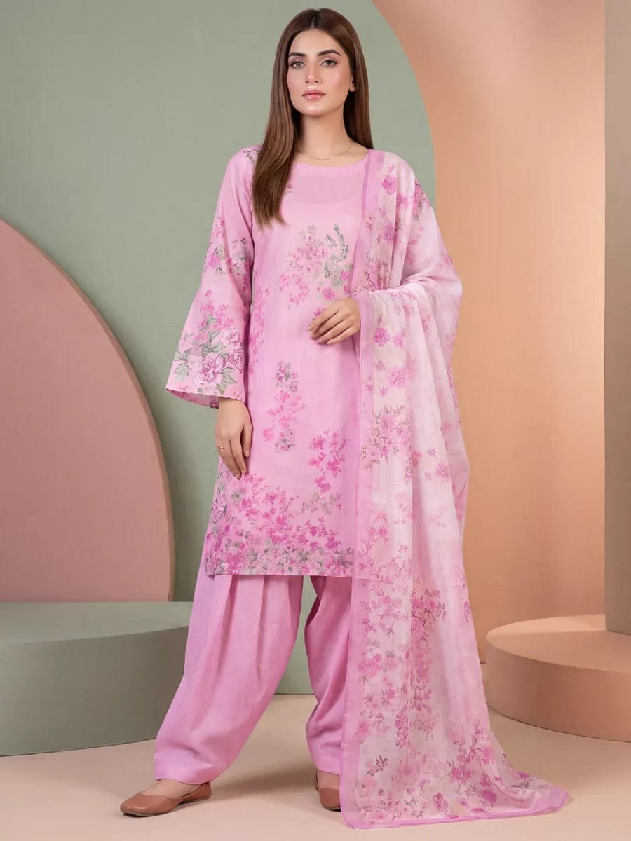 Salitex Eshal (D.C:-SSW8U3P445) 3Pcs Unstitched Printed Lawn Collection