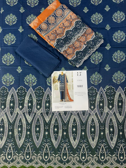 🌟🌿NISHAT LASERKARI – Embroidered Luxury Collection 2026🌿🌟
✨ Buy Lucky Textile Alert ✨ Design# LT_26109