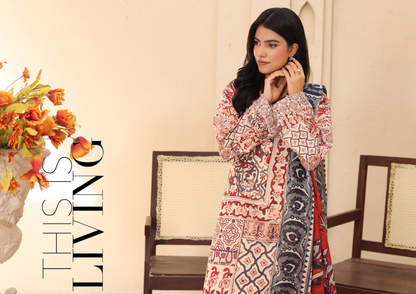 Inaaya Ali Lawn 3 Piece Collection 2026 By Arham Textile