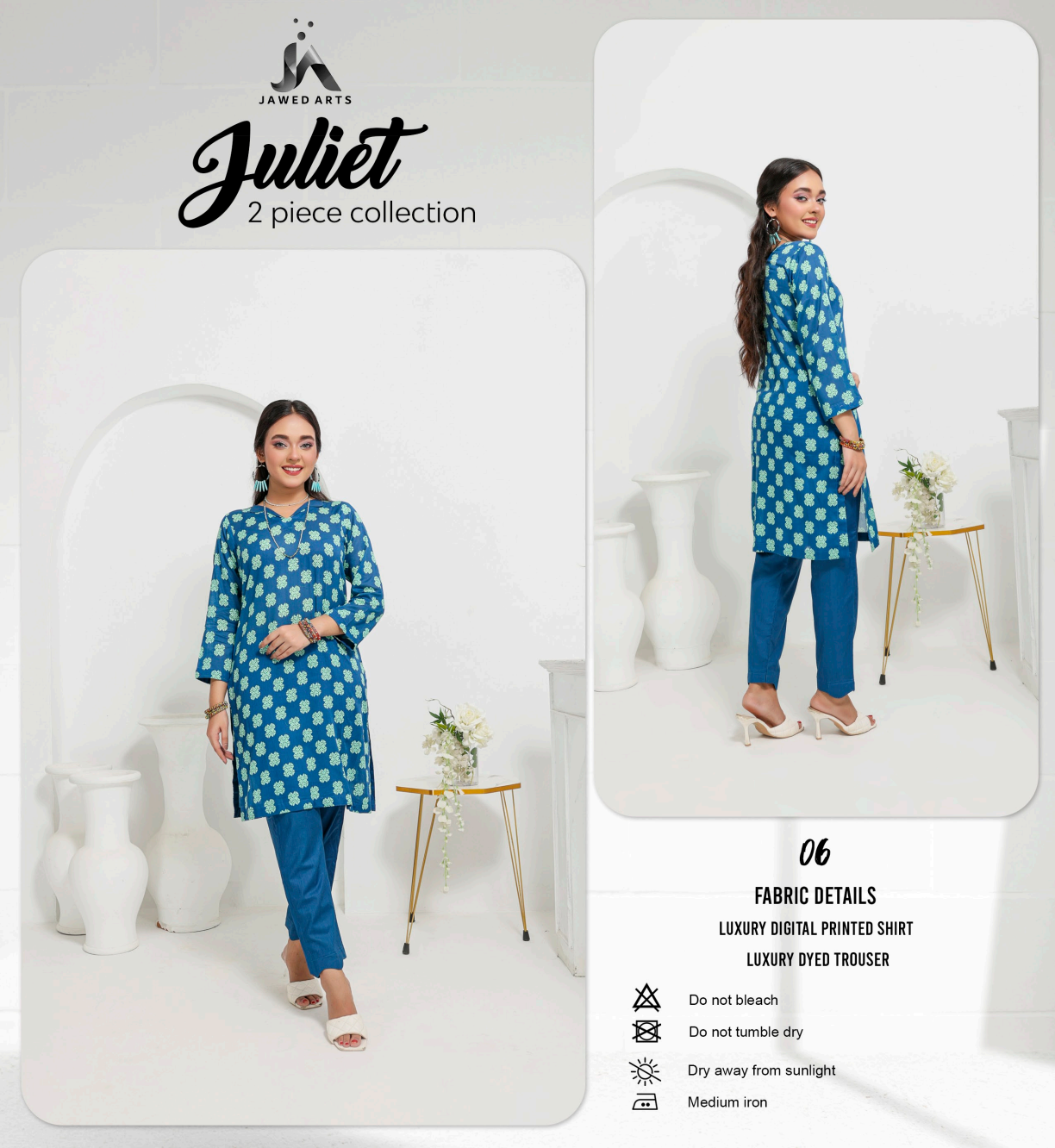 Juliet (S+T) Series 2Pcs Collection By Jawed Arts®️ Design No: 6