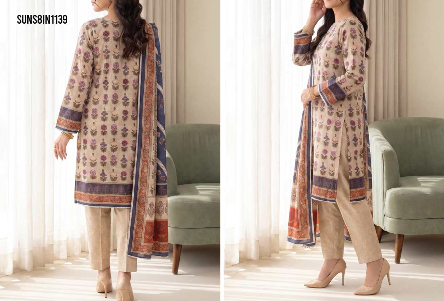 Salitex Inaya(D.C:-SUNS8IN1139) 3Pcs