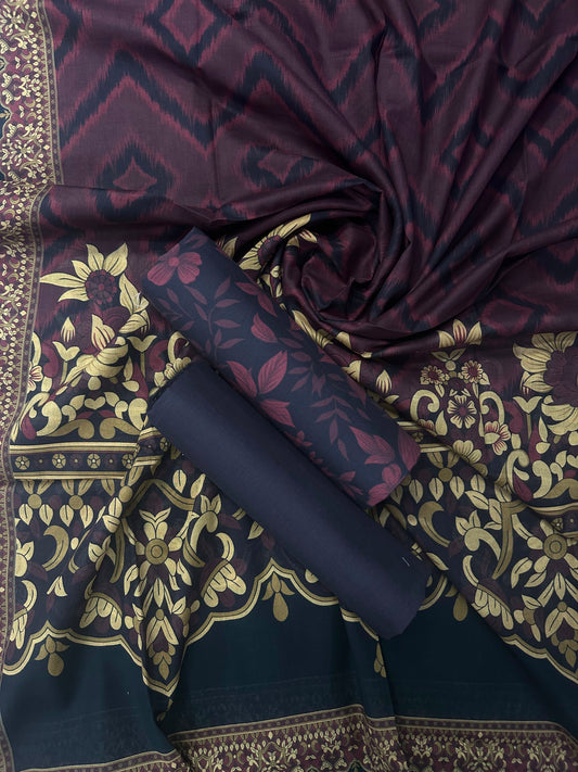 SAHARA CHARCOAL PRINTED 3PCS