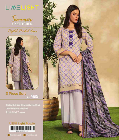Limelight Chamkee Lawn 3Pcs 🔥