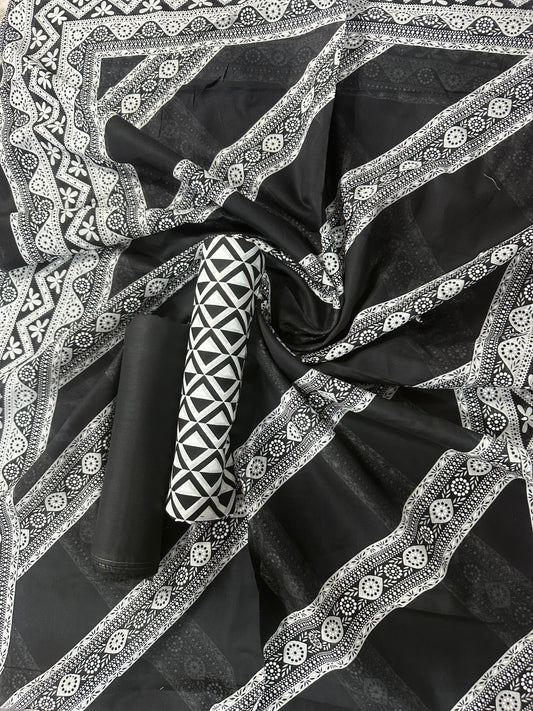 Five Star Classic D-45 – 3PCS Unstitched Lawn Collection