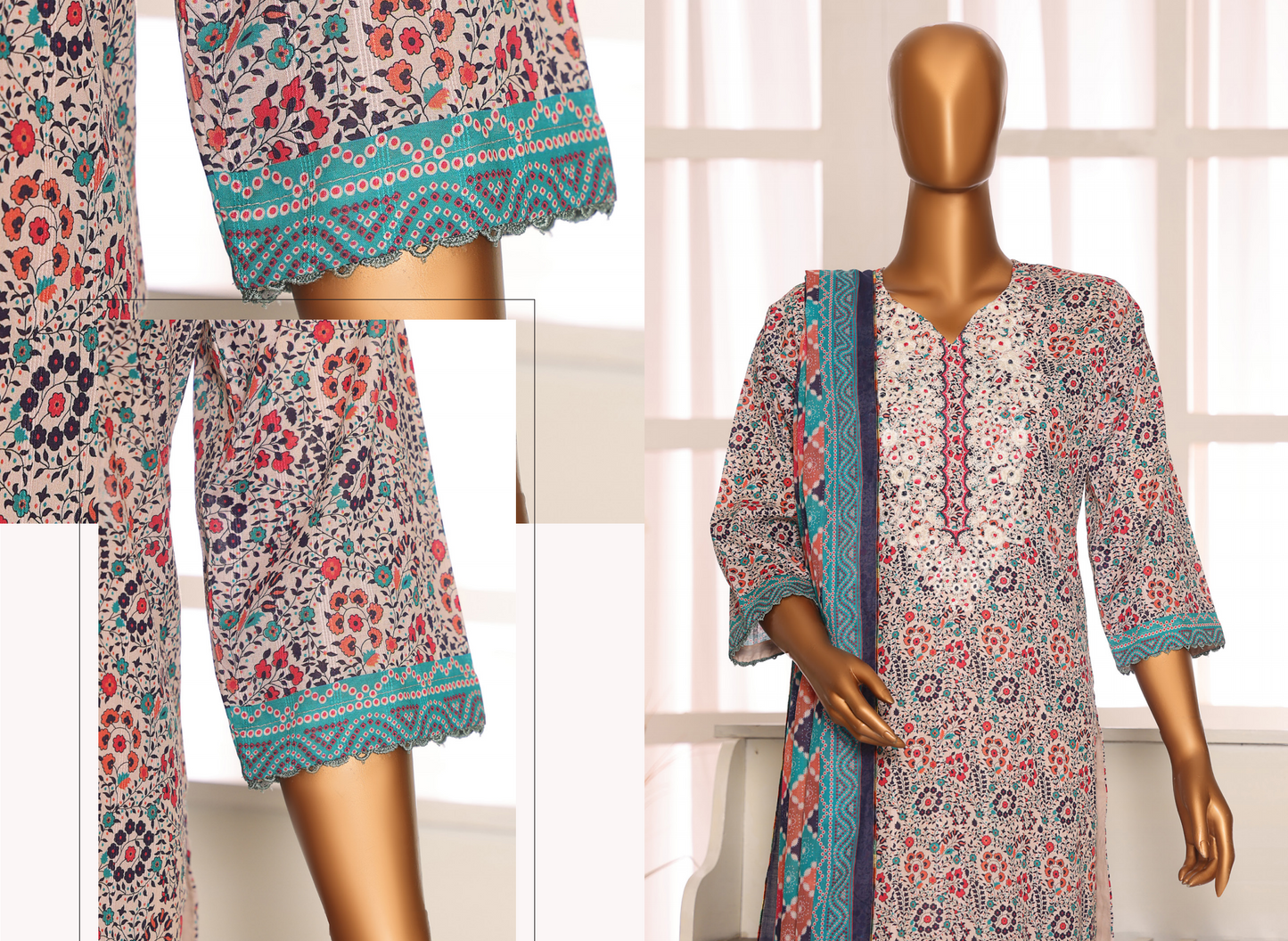 ✨ MTF Presents ✨ FEEHA ✨
🌸 Digital Printed Doria Embroidered Lawn Collection 2025 🌸💎