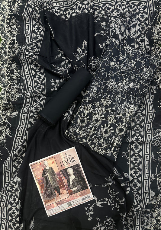 ALMEERAH – LUXCHIC Luxury Unstitched 3pcs Collection