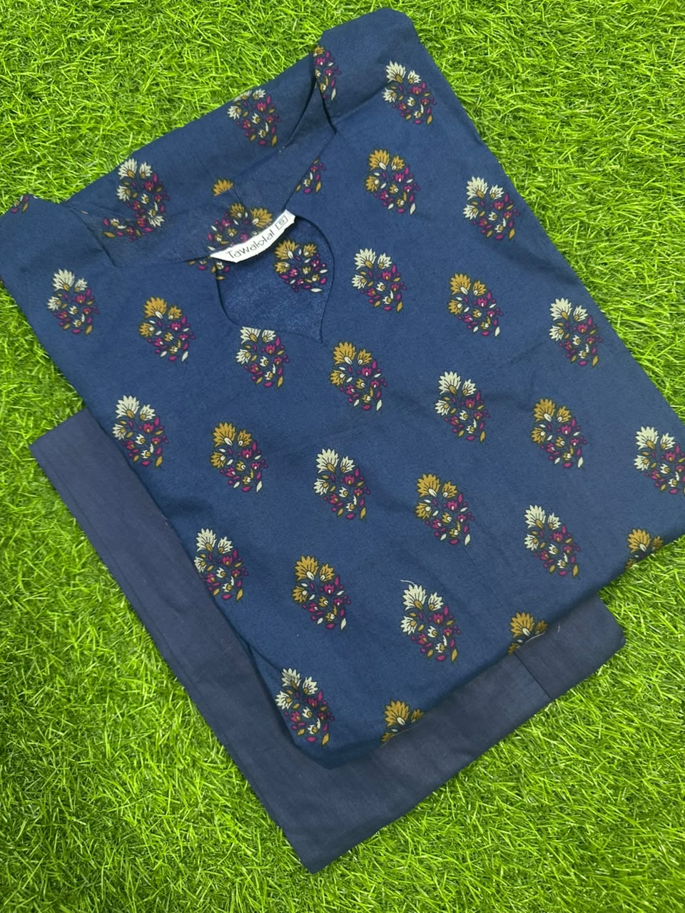 Tawakkal Navy Stitched 2-Piece