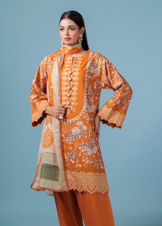 Bonanza Satrangi Unstitched Blossoms - 3 Pc (WU3PPBS25LIUN95) 🔥🥰