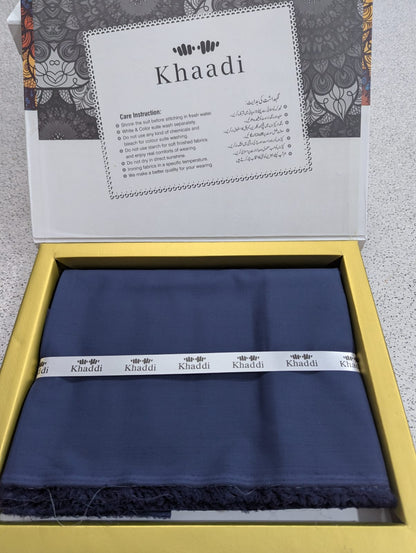 Khaadi Gents With Box Unstitched Soft Cotton