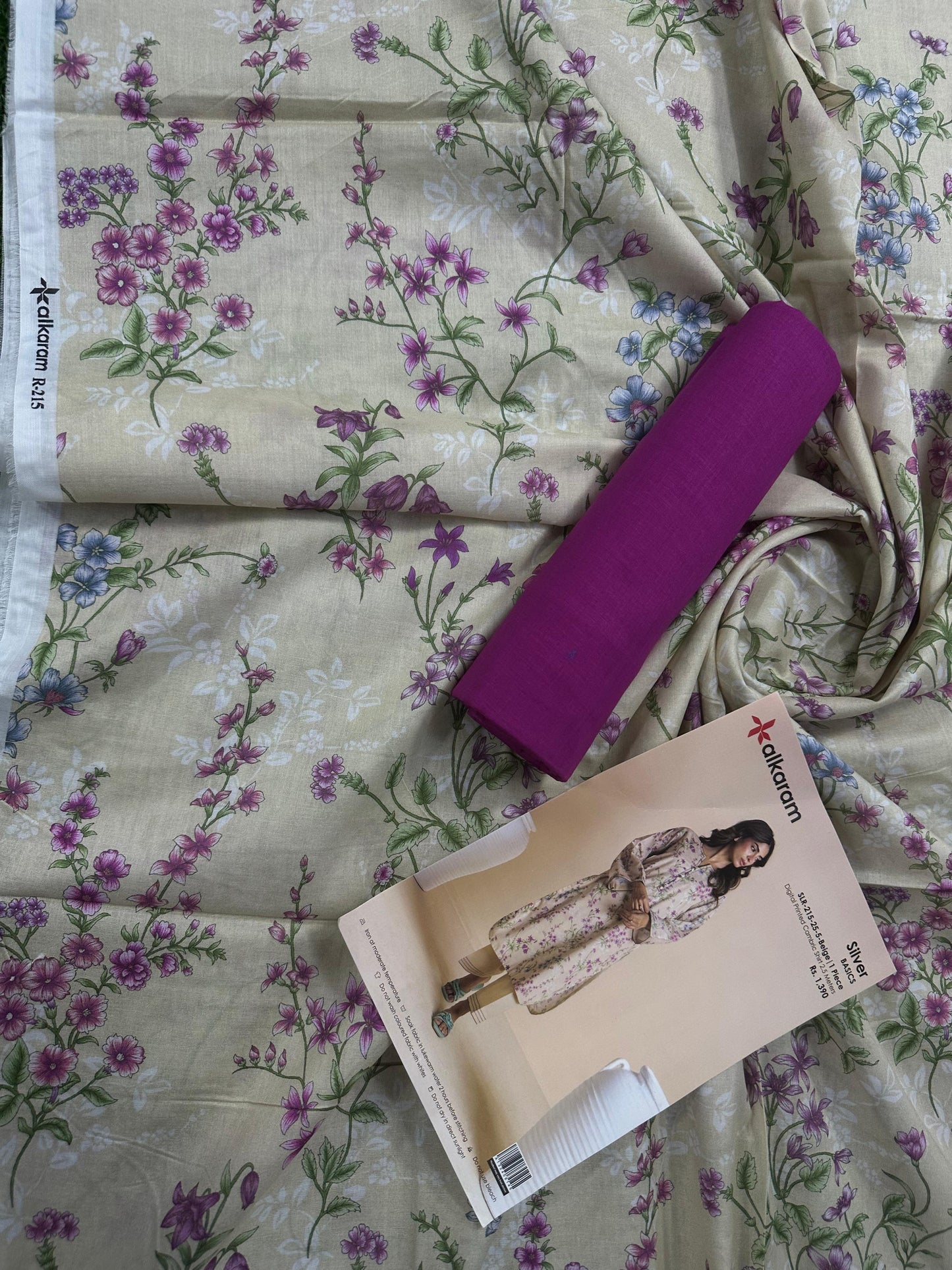 Alkaram Beige 2Pcs S+T