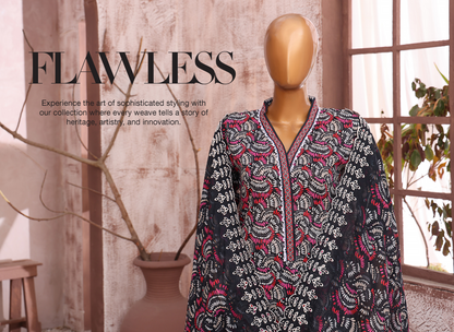 ✨ MTF Presents ✨
" L A S H K A R A " 💖 🌸 DIGITAL PRINTED EMBROIDERED CHIKANKARI DORIA LAWN COLLECTION 2025 🌸