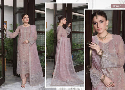 Alvin Pink Luxury Embroidered Collection
