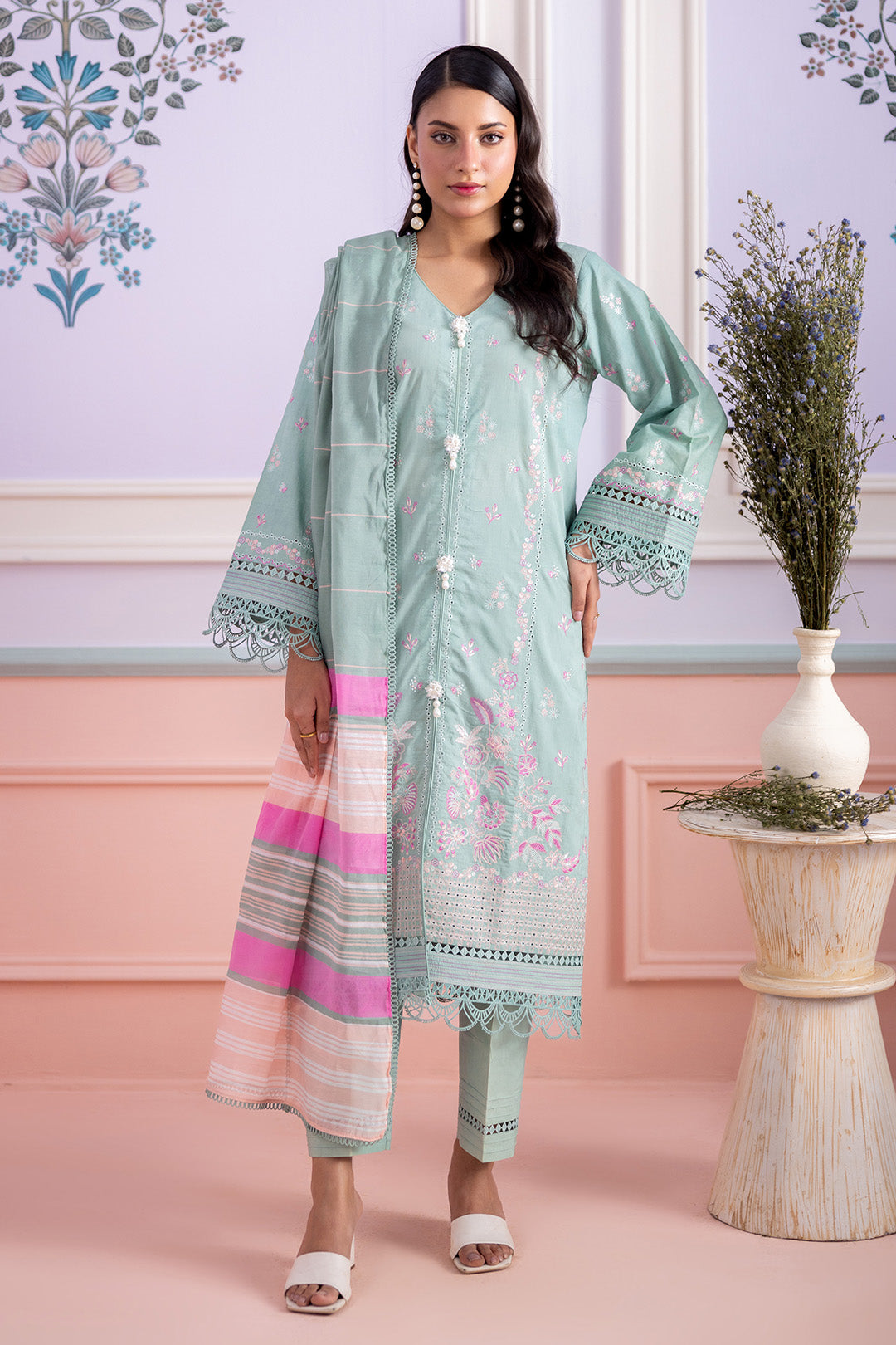 Zellbury Embroidery D.C:- WUS26E30645 Lawn 3Pcs Collection