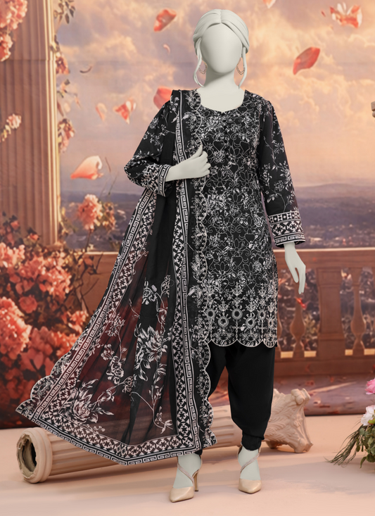 ALMEERAH – LUXCHIC Luxury Unstitched 3pcs Collection