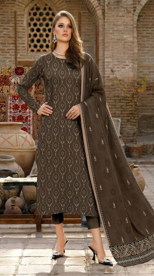 SHANAYA BSF7174 Brown 3Pcs