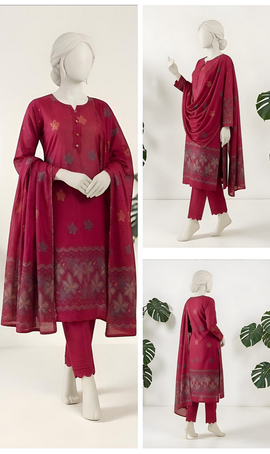 RANGE-E-RONAQ – Almeerah 3pcs Unstitched Collection