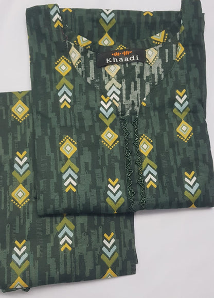 100% Original Lawn Stitched 2 Pieces Allover Cords Set 🔥❤️