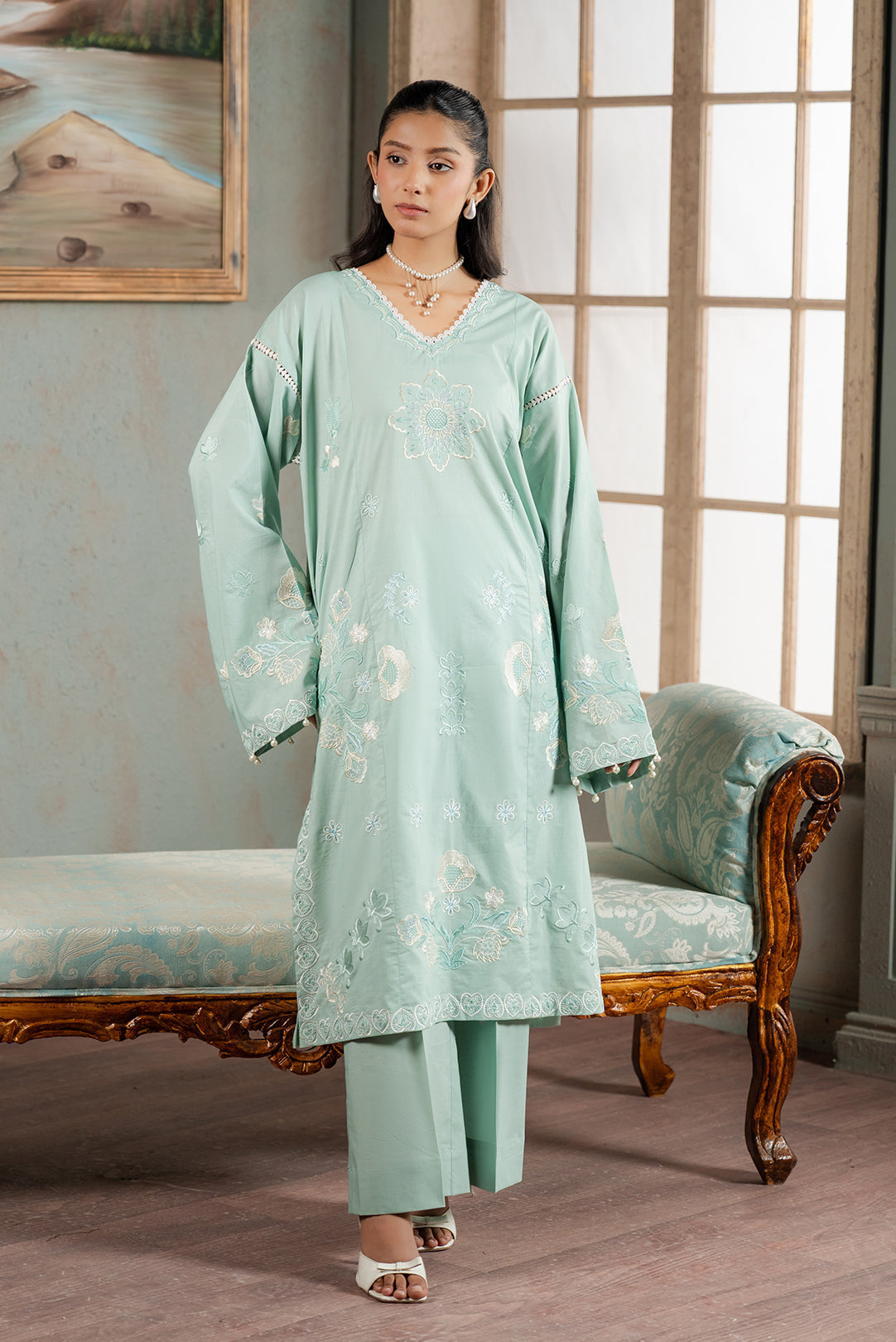 Zellbury D.C:- WUS26E21188 Embroidered Lawn 2Pcs Collection