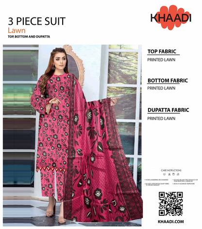 KHAADI Unstitched Lawn 3 Pieces in Wholesale Price 🔥❤️