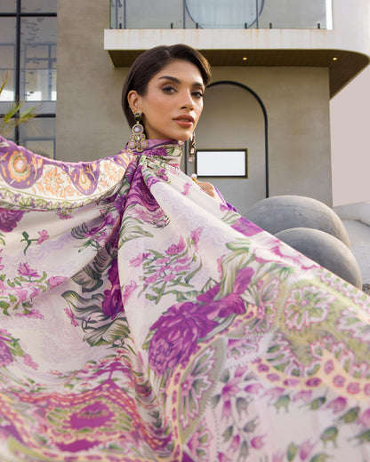 🌸✨ Zellbury Signature Unstitched Fancy Chikankari Luxury 3 Pieces ✨🌸