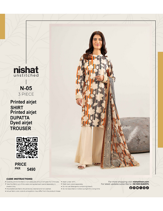 NISHAT UNSTITCHED LAWN 3PCS COLLECTION 2026 🔥❤️