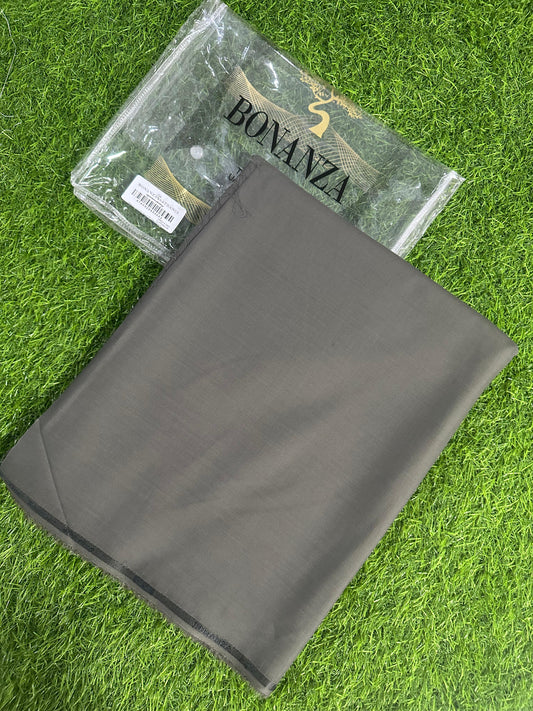 👔 BONANZA Unstitched– Wash & Wear 💞🔥 Gents Collection 2026🔥 Slate Grey/Graphite Grey