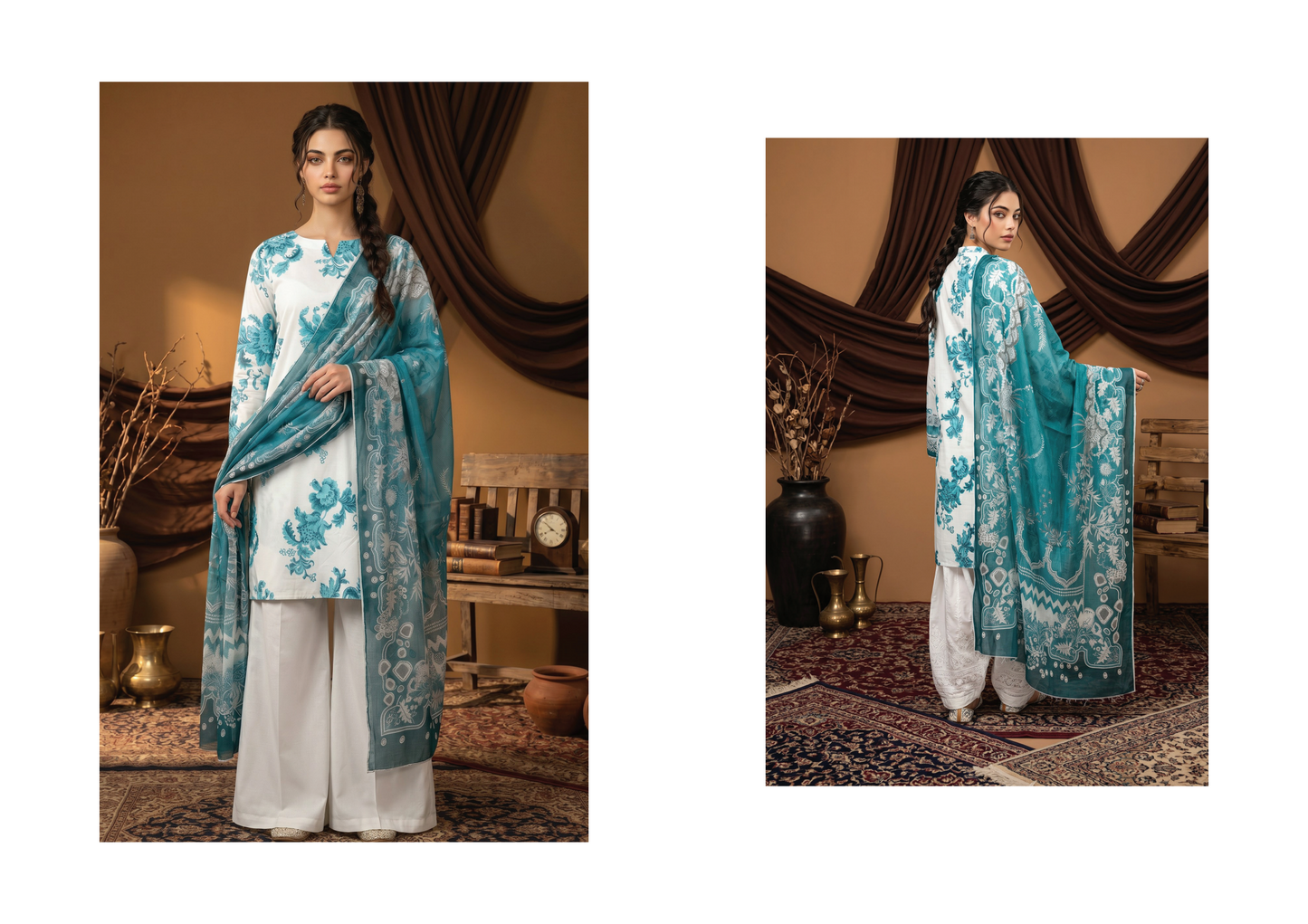 SALINA D-05 DIGITAL PRINTED LAWN  3PCS
