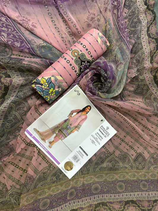 Bonanza Satrangi SS0232P23 Rose Finch 2 PCs