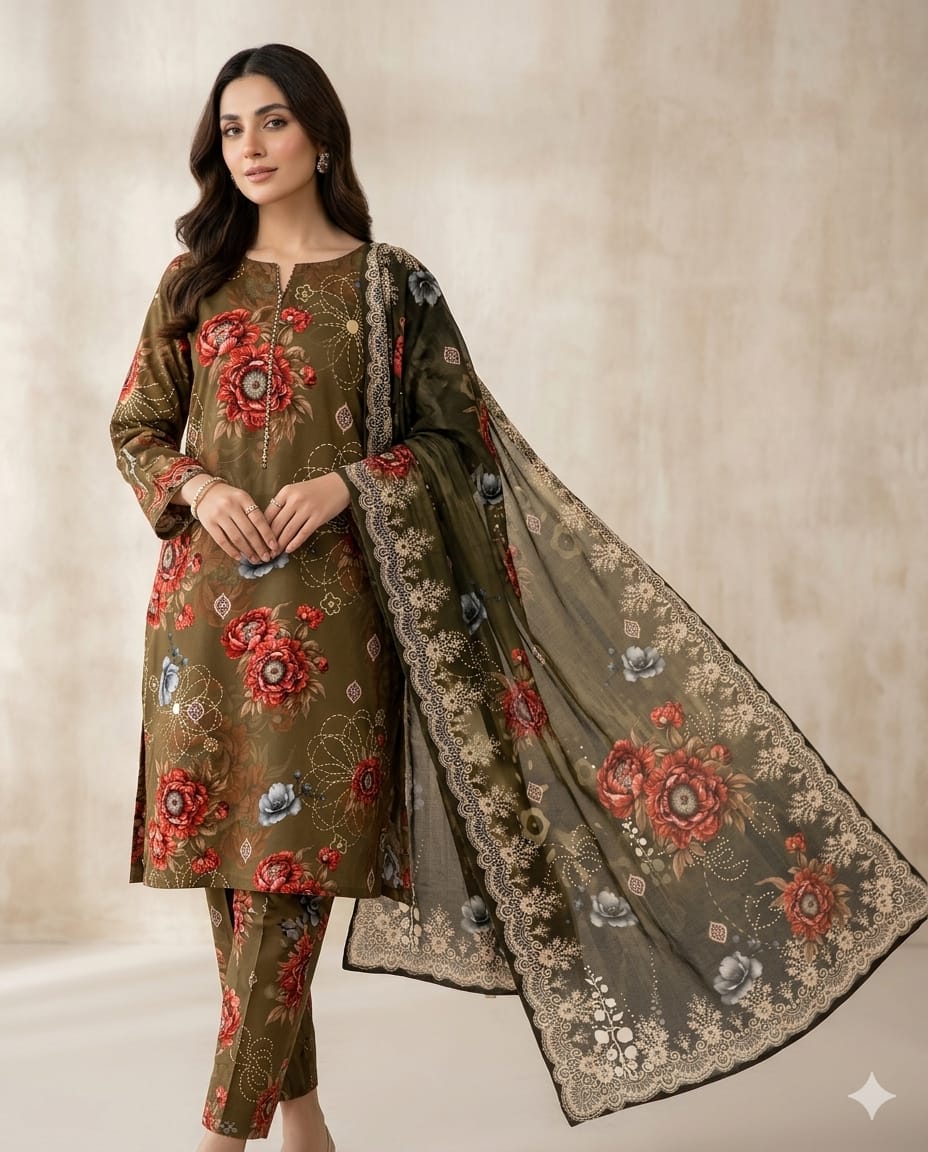 ZAMAN NINOKARA UNSTITCHED COLLECTION D#25