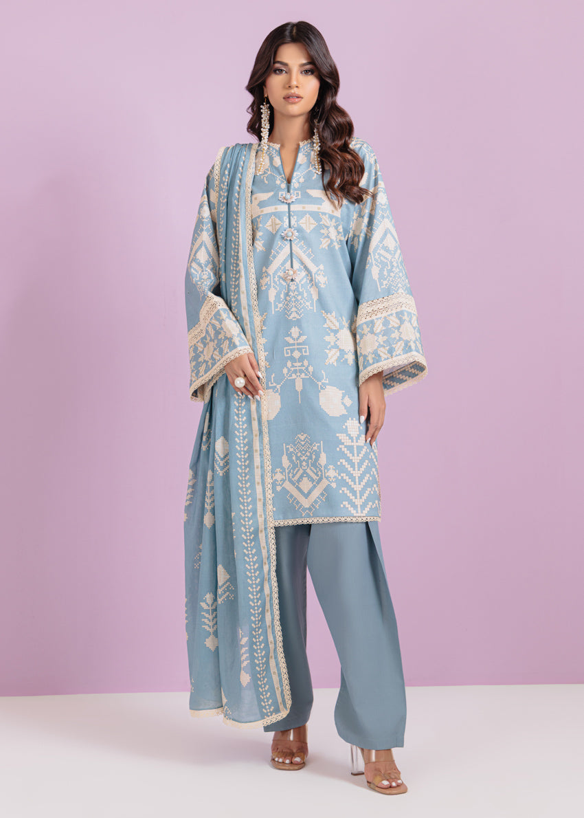 Bonanza Satrangi Unstitched Indigenous - 3 Pc (WU3PPBS25LIUN70)