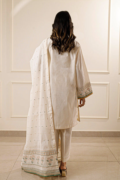 Saya Unstitched Jacquard 100% Original Cotton 3 PCs Suit In WHOLESALE PRICE 💯✨