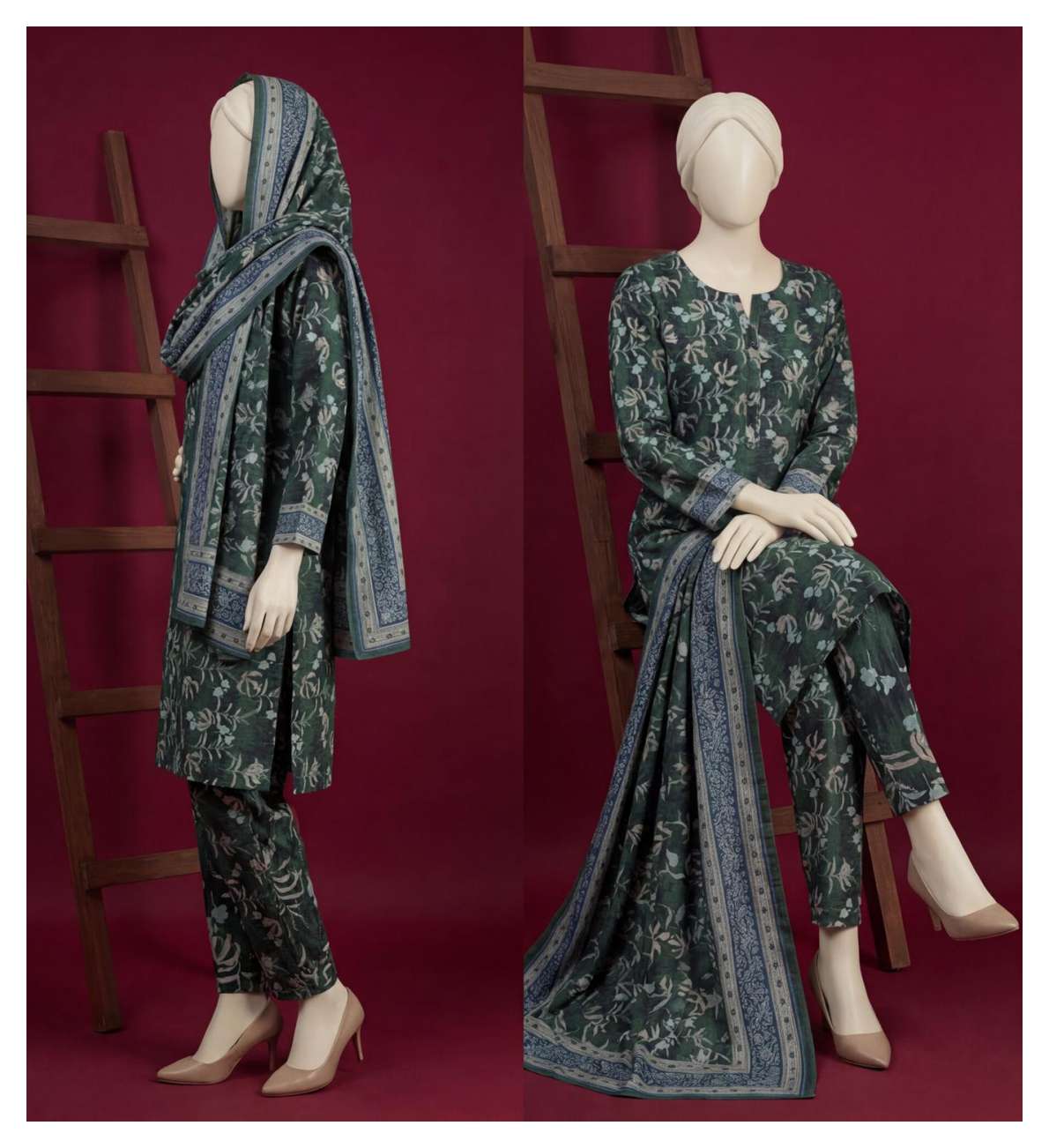 Sawera 100% Original 🌷 3PC Unstitched In Wholesale Price 😍❤️