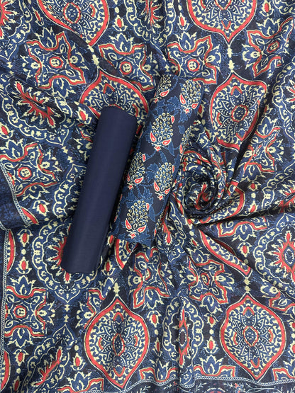 ZAMAN PRINTED UNSTITCHED 3PCS COLLECTION