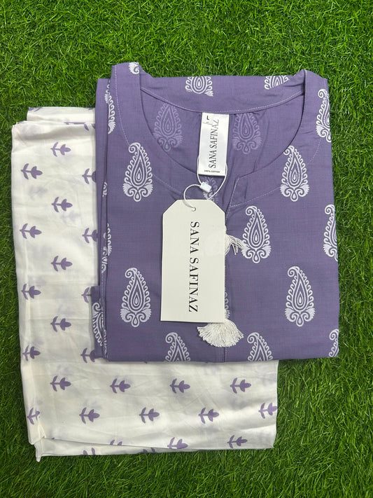 SanaSafinaz Stitched 2PCS Purple