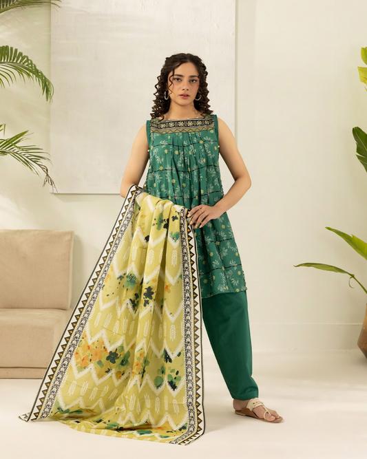 ZELLBURY Unstitched Lawn Collection 2026 Design #WUS26X30542