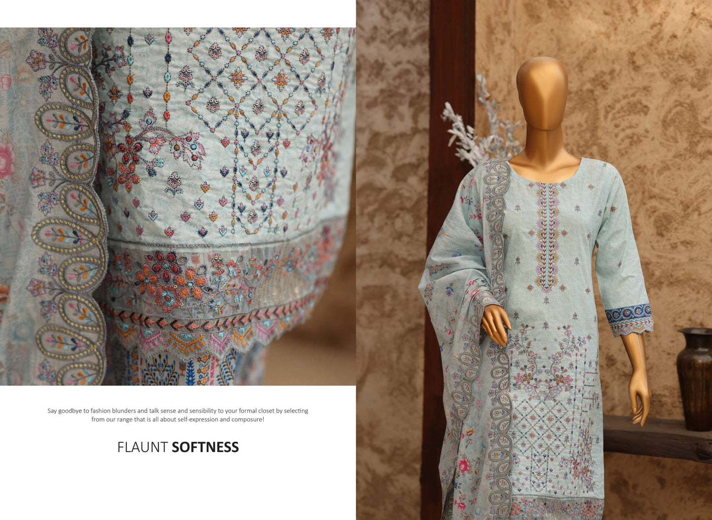 🌸 🌹 MTF – KASHNI ✨ Digital Printed Heavy Embroidered Lawn  2026
Collection ✨