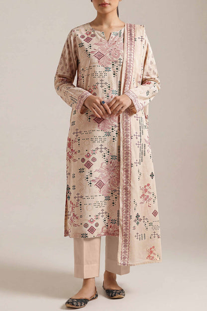 SAYA D.C:-U01-26219-P01A - 3 Piece Printed Lawn Collection